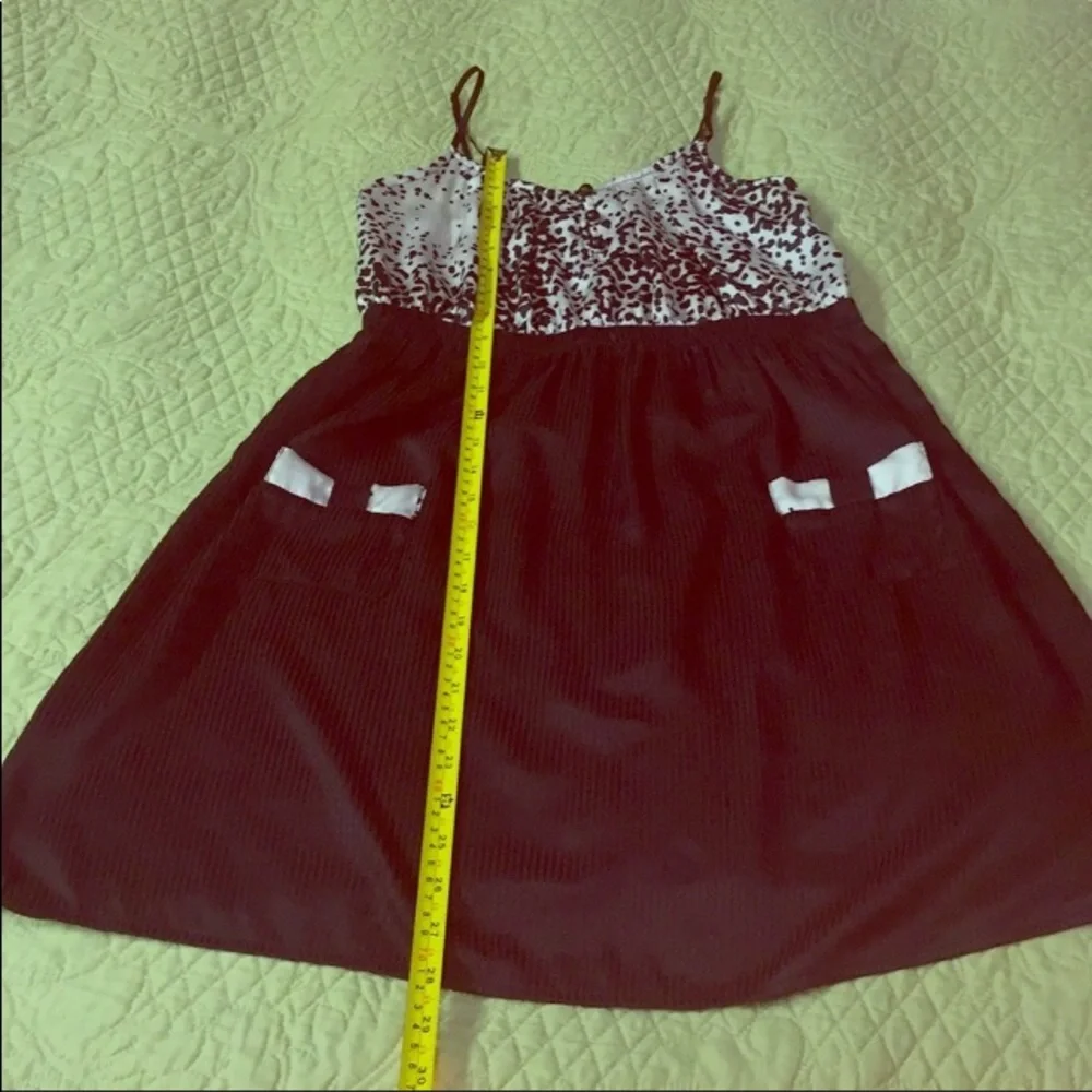 Vintage Everly USA animal print PINUP Sexy spaghetti strap slip dance dress L - Picture 5 of 8
